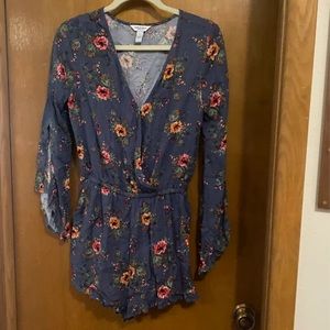 Floral bohemian romper